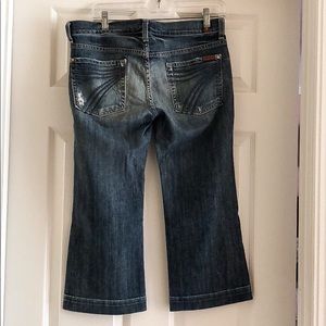 Crop Wide Leg Jeans by 7 for All Mankind